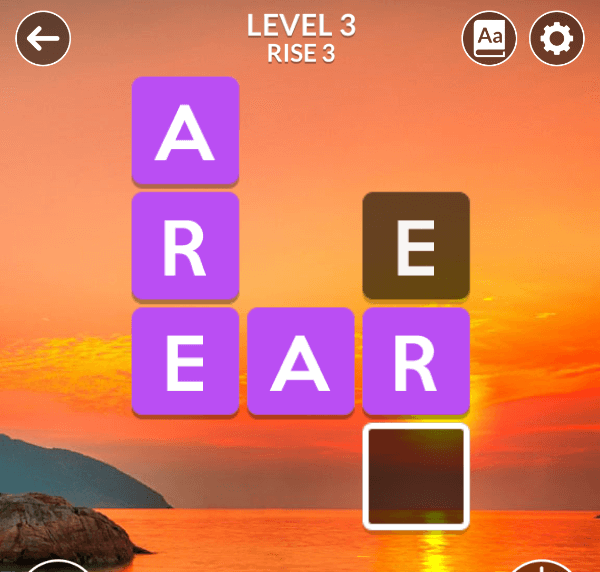 Wordscapes level 3