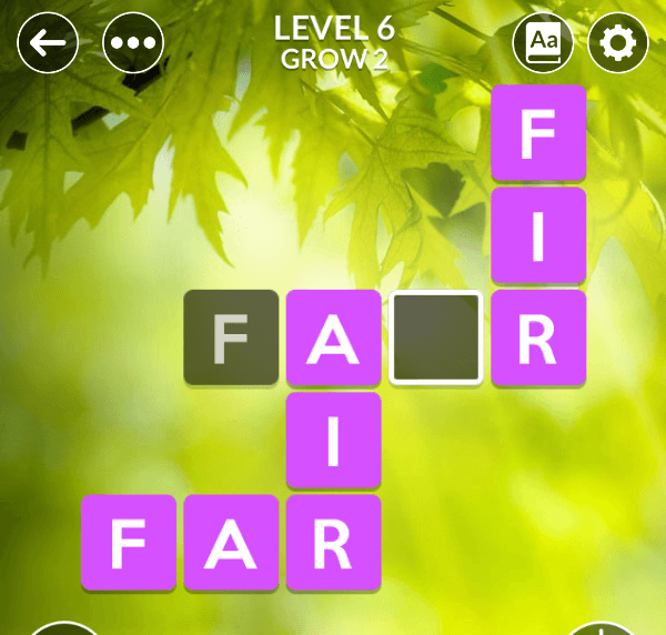 Wordscapes level 6