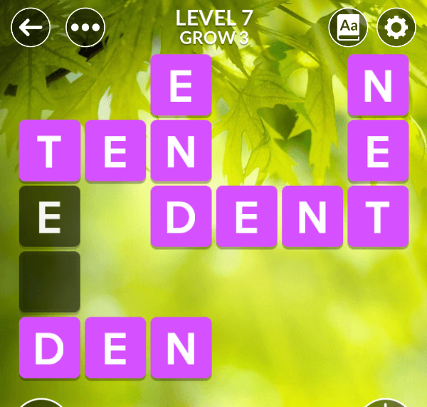 Wordscapes level 7