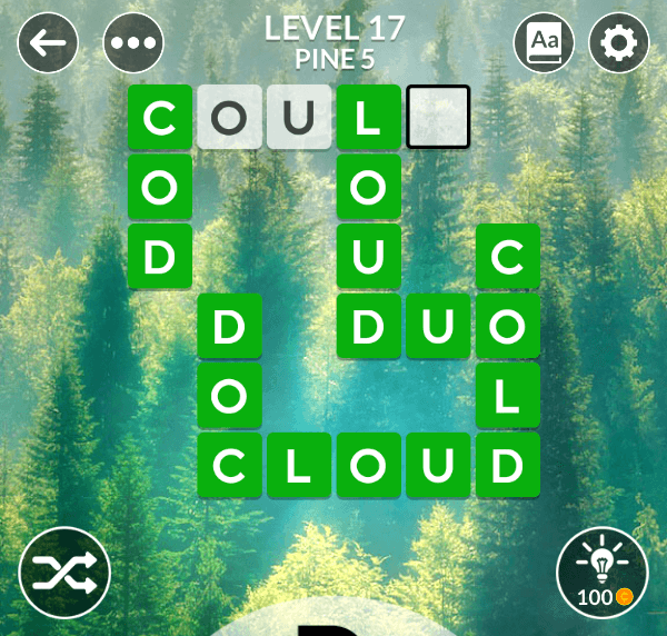 Wordscapes level 17