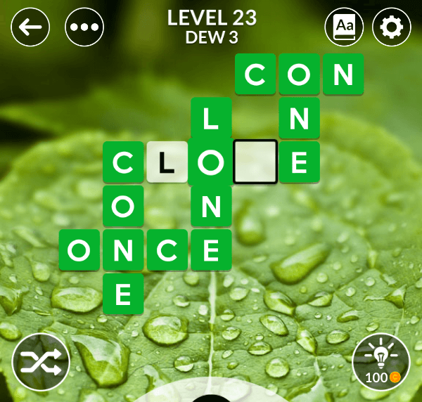 Wordscapes level 23