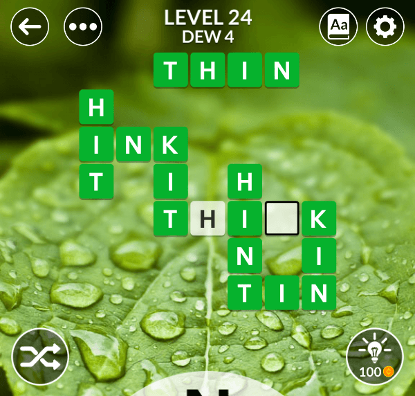 Wordscapes level 24