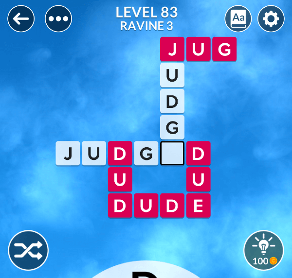 Wordscapes level 83