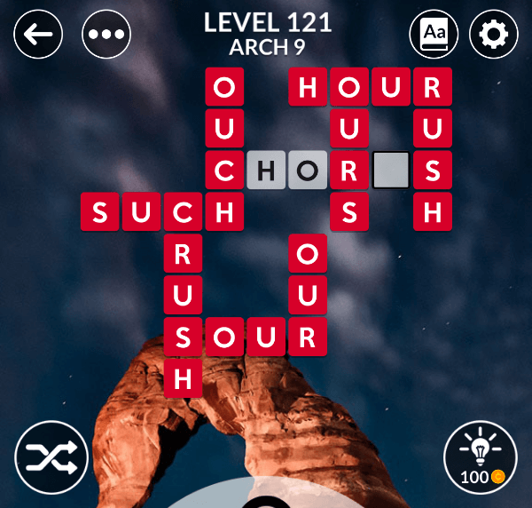 Wordscapes level 121