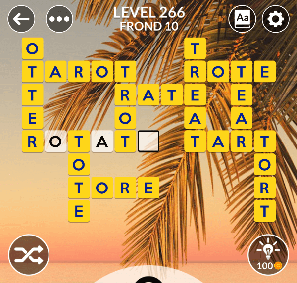 Wordscapes Level 266 Answers My Word Games