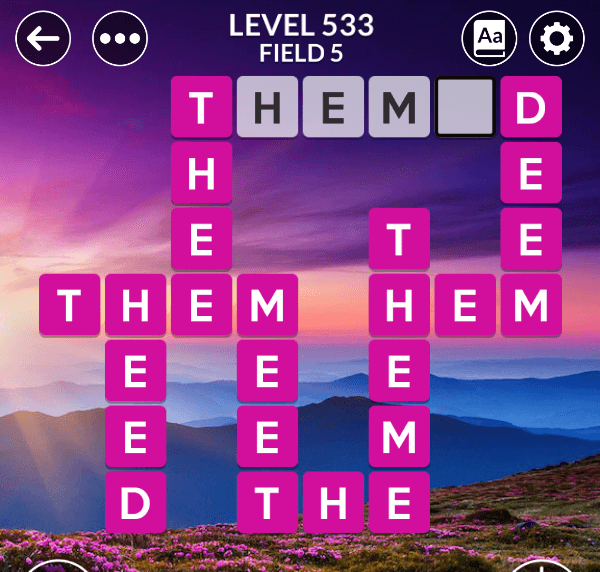 Wordscapes Level 533 Answers My Word Games