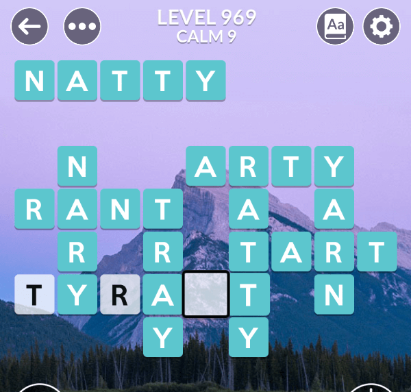 Wordscapes level 969