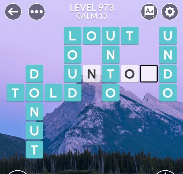 Wordscapes level 973