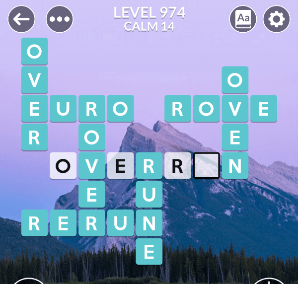 Wordscapes level 974