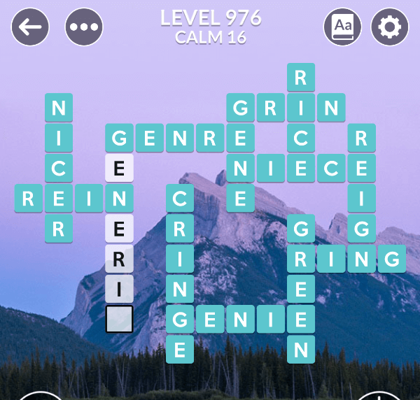 Wordscapes level 976