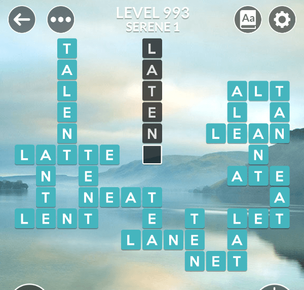 Wordscapes level 993