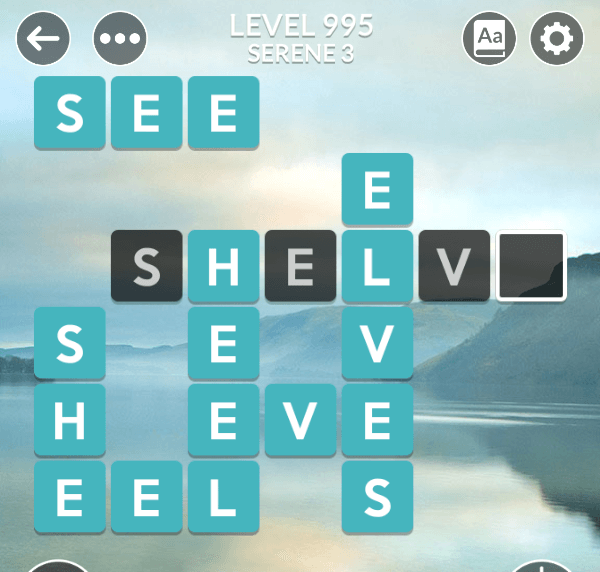 Wordscapes level 995