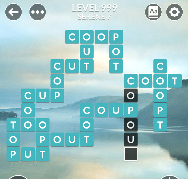 Wordscapes level 999